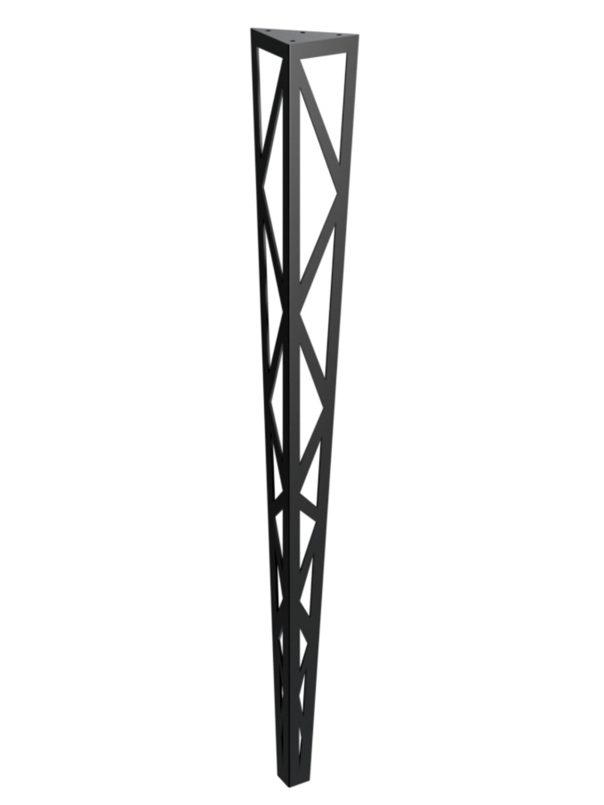 Picioare metalice mobilier,masa dinning, masuta cafea,comoda,consola, model triangle, set 4 bucati - BUZ.RO