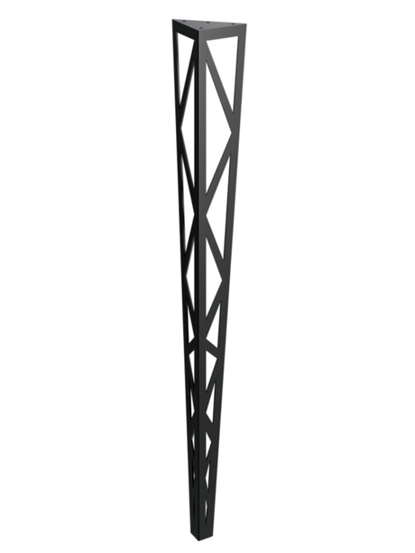 Picioare metalice mobilier,masa dinning, masuta cafea,comoda,consola, model triangle, set 4 bucati - BUZ.RO