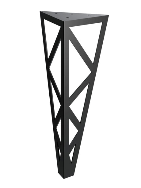 Picioare metalice mobilier,masa dinning, masuta cafea,comoda,consola, model triangle, set 4 bucati - BUZ.RO