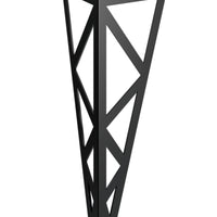 Picioare metalice mobilier,masa dinning, masuta cafea,comoda,consola, model triangle, set 4 bucati