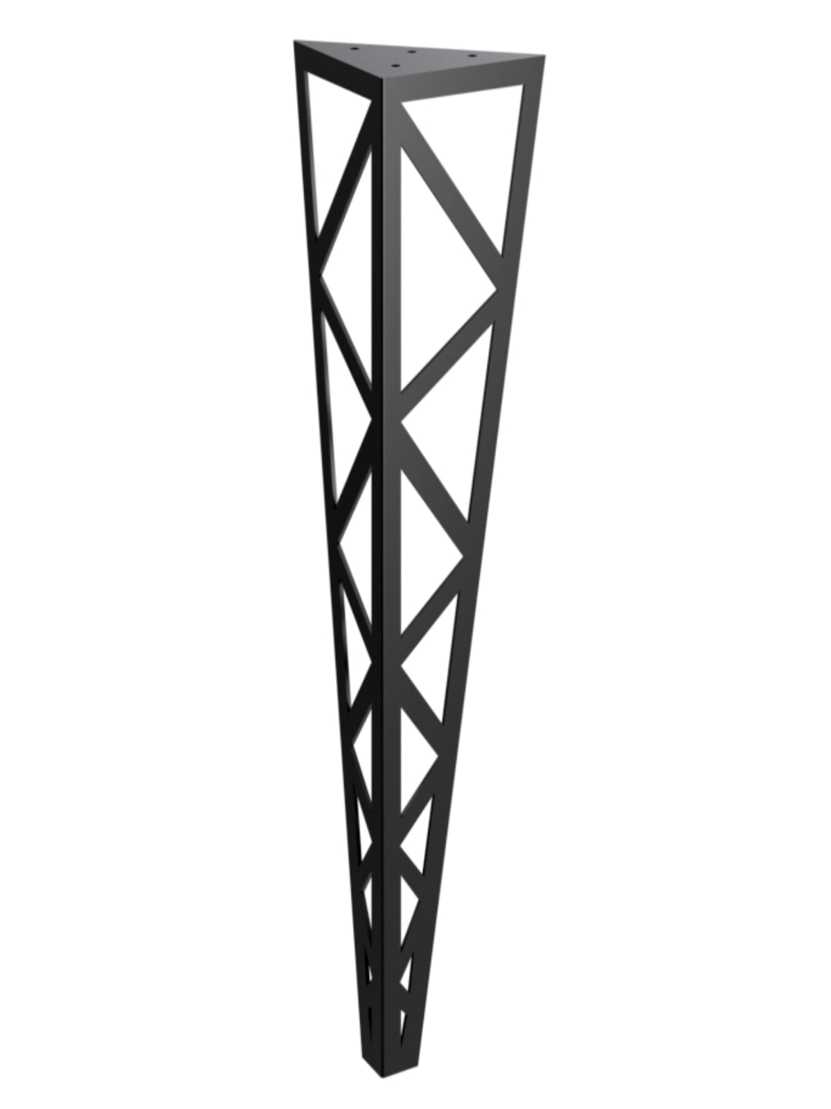 Picioare metalice mobilier,masa dinning, masuta cafea,comoda,consola, model triangle, set 4 bucati - BUZ.RO