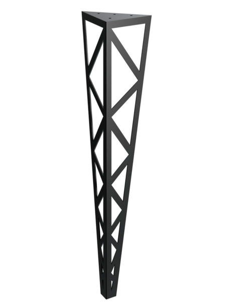Picioare metalice mobilier,masa dinning, masuta cafea,comoda,consola, model triangle, set 4 bucati - BUZ.RO