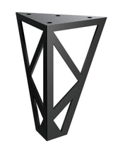 Picioare metalice mobilier,masa dinning, masuta cafea,comoda,consola, model triangle, set 4 bucati - BUZ.RO