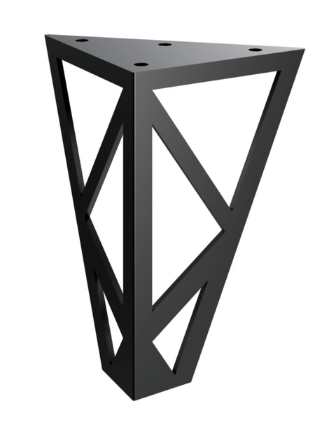 Picioare metalice mobilier,masa dinning, masuta cafea,comoda,consola, model triangle, set 4 bucati - BUZ.RO