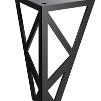 Picioare metalice mobilier,masa dinning, masuta cafea,comoda,consola, model triangle, set 4 bucati