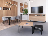 Picioare metalice mobilier,masa dinning, masuta cafea,comoda,consola, model valuri, set 4 bucati - BUZ.RO