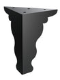 Picioare metalice mobilier,masa dinning, masuta cafea,comoda,consola, model valuri, set 4 bucati - BUZ.RO