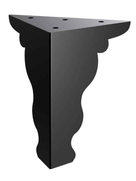 Picioare metalice mobilier,masa dinning, masuta cafea,comoda,consola, model valuri, set 4 bucati - BUZ.RO