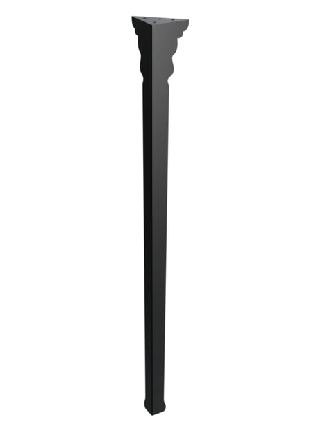 Picioare metalice mobilier,masa dinning, masuta cafea,comoda,consola, model valuri, set 4 bucati - BUZ.RO