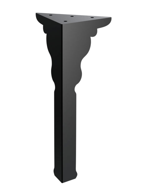 Picioare metalice mobilier,masa dinning, masuta cafea,comoda,consola, model valuri, set 4 bucati - BUZ.RO