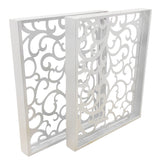 Picioare metalice , set 2 picioare ,negre ,albe , aurii , vopsite ,finisate , 60x71,8x60cm