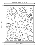 Picioare metalice , set 2 picioare ,negre ,albe , aurii , vopsite ,finisate , 60x71,8x60cm - BUZ.RO