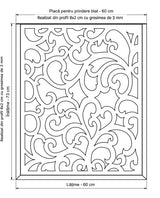 Picioare metalice , set 2 picioare ,negre ,albe , aurii , vopsite ,finisate , 60x71,8x60cm - BUZ.RO