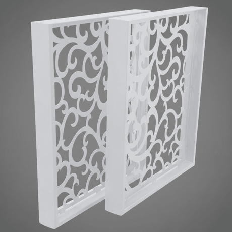 Picioare metalice , set 2 picioare ,negre ,albe , aurii , vopsite ,finisate , 60x71,8x60cm - BUZ.RO