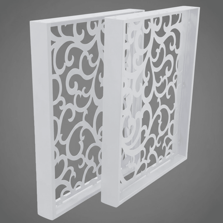 Picioare metalice , set 2 picioare ,negre ,albe , aurii , vopsite ,finisate , 60x71,8x60cm - BUZ.RO