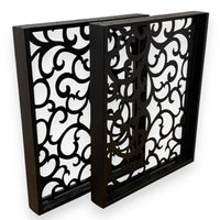 Picioare metalice , set 2 picioare ,negre ,albe , aurii , vopsite ,finisate , 60x71,8x60cm