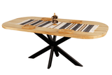 Picior metalic masa spider, negru, bucatarie/dining, 70x71x108cm - BUZ.RO