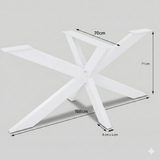 Picior metalic masa spider, negru, bucatarie/dining, 70x71x108cm - BUZ.RO