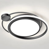 Plafoniera lustra LED, moderna, aluminiu, 3 culori, telecomanda integrata, 37X46.5 cm - BUZ.RO