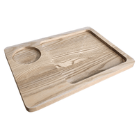Platou Servire Frasin | Compartiment |  Locas Sos | 45x32x2cm | Ulei Natural