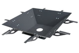 Plita gratar cu focar,grill si suport ceaun sau disc, Firepit, incorporabil, 95x95 cm - BUZ.RO