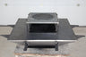 Plita gratar cu focar,grill si suport ceaun sau disc, Firepit, incorporabil, 95x95 cm - BUZ.RO
