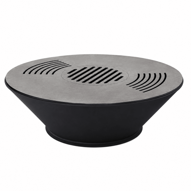 Plita gratar| focar 75x75 cm| grill |suport ceaun sau disc| 8, 10 mm grosime plita - BUZ.RO
