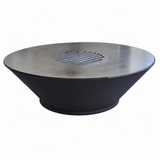 Plita gratar| focar 75x75 cm| grill |suport ceaun sau disc| 8, 10 mm grosime plita - BUZ.RO