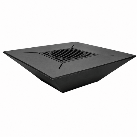 Plita gratar| focar 75x75 cm| grill |suport ceaun sau disc| 8, 10 mm grosime plita - BUZ.RO