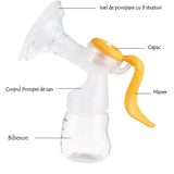Pompa de san manuala Doopser, alaptare naturala, biberon cu senzor temperatura, tetina, cupa silicon, 2 nivele ajustabile - BUZ.RO