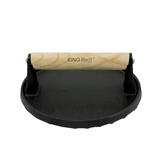 Pres fonta burgeri| carne|gratar| 17.8 cm| Maner lemn - BUZ.RO