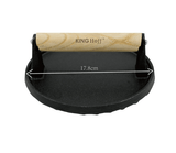 Pres fonta burgeri| carne|gratar| 17.8 cm| Maner lemn - BUZ.RO