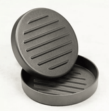 Presa aluminiu burgeri| carne|gratar| 12 cm| Acoperire antiaderenta| Maner plastic - BUZ.RO