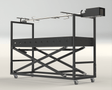 Protap Rotisor inox ,electric profesional 100 kg , porc ,purcel,vitel,berbecut,berbec ,cu focar reglabil, 160 cm x 60 cm - BUZ.RO
