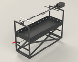 Protap Rotisor inox ,electric profesional 100 kg , porc ,purcel,vitel,berbecut,berbec ,cu focar reglabil, 160 cm x 60 cm - BUZ.RO