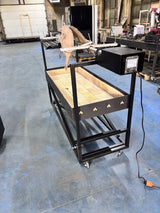 Protap Rotisor inox ,electric profesional 100 kg , porc ,purcel,vitel,berbecut,berbec ,cu focar reglabil, 160 cm x 60 cm - BUZ.RO