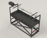 Protap Rotisor inox ,electric profesional 100 kg , porc ,purcel,vitel,berbecut,berbec ,cu focar reglabil, 160 cm x 60 cm - BUZ.RO