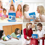 Pusculita, jucarie interactiva tip seif pentru copii albastru - BUZ.RO