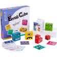 Puzzle interactiv si educativ, cub din lemn, 6in1, blocuri de constructii, carti de joc, pentru copii, cu 6 laturi, expresii emoji, montessori - BUZ.RO