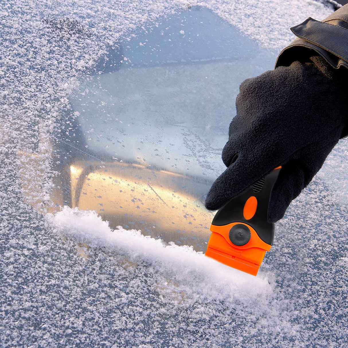 Racleta Plita, Cuptor și Sticla – Oțel Inoxidabil + Plastic, cu Lame de Schimb - BUZ.RO