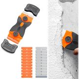 Racleta Plita, Cuptor și Sticla – Oțel Inoxidabil + Plastic, cu Lame de Schimb - BUZ.RO