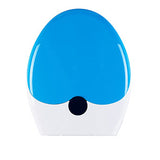 Reductor WC copii portabil, suprafata de siguranta antialunecare, antiderapant, albastru, forma lacrima, 45L x 37l cm