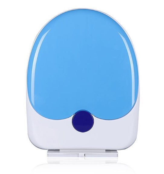 Reductor WC copii portabil, suprafata de siguranta antialunecare, antiderapant, roz, forma ovala, 45Lx38l cm