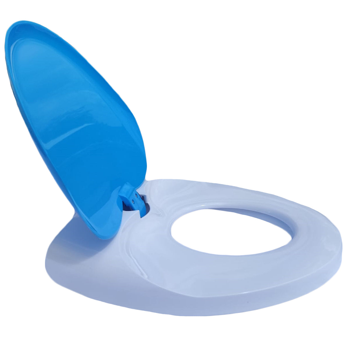 Reductor WC copii portabil, suprafata de siguranta antialunecare, antiderapant, roz, forma ovala, 45Lx38l cm