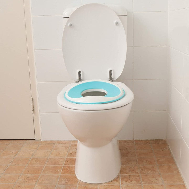 Reductor WC copii, portabil, antiderapant, cu inel de prindere