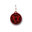 Medalion inteligent NFC Find-Me rosu pentru caini si pisici