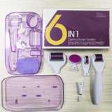 Aparat facial pentru fata, Derma roller, microblending, ace din titan, masaj, regenerare, set masaj facial