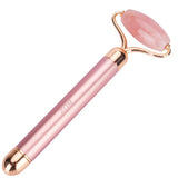 Rola Masaj Facial Electrică din Jad Roz – Lifting, Detoxifiere, Fermitate - BUZ.RO