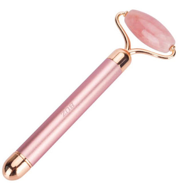 Rola Masaj Facial Electrică din Jad Roz – Lifting, Detoxifiere, Fermitate - BUZ.RO