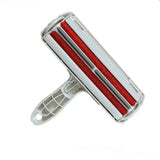 Rola pentru indepartarea scamelor si parului de animale, bidirectionala, rosu, 20x20x3 cm, buzÂ®